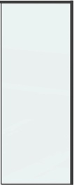 Grossman Боковая стенка Galaxy 90x195 профиль черный матовый стекло прозрачное – фотография-1